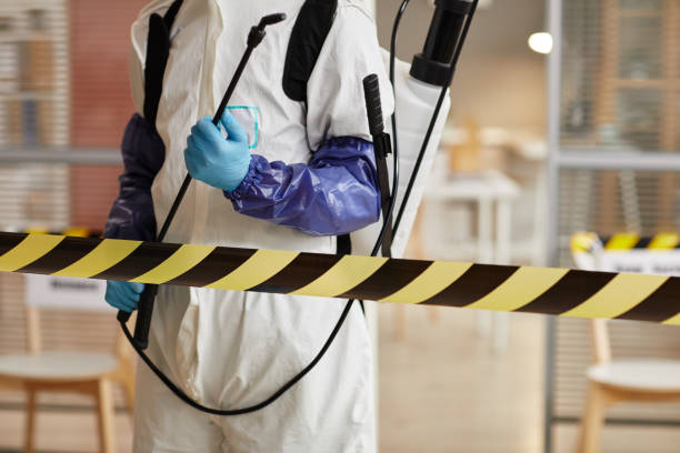 Professional Biohazard Cleanup technician working in Millington, MI